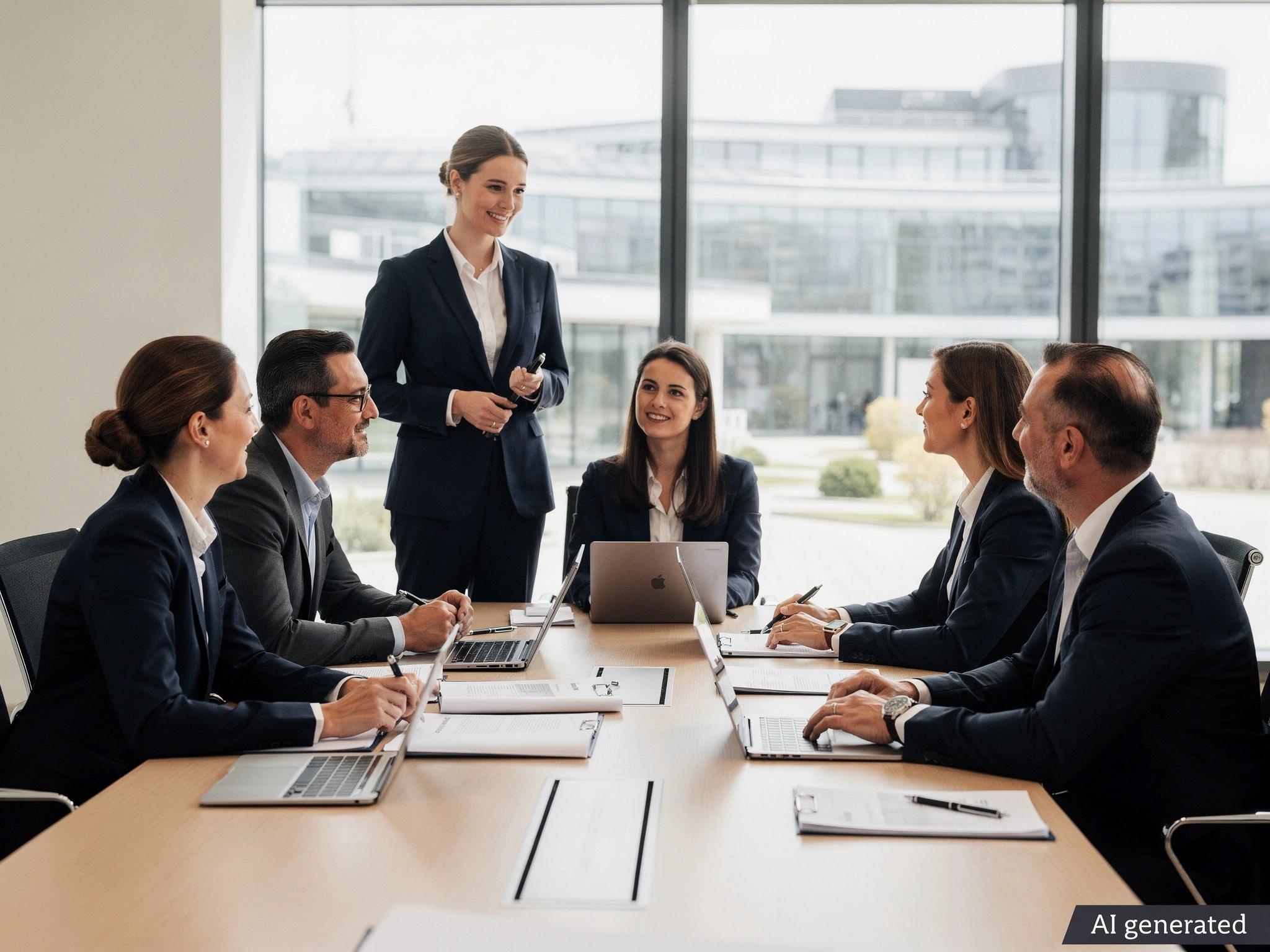 Anwaltsteam im Besprechungsraum